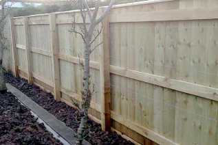 new boundary fencing